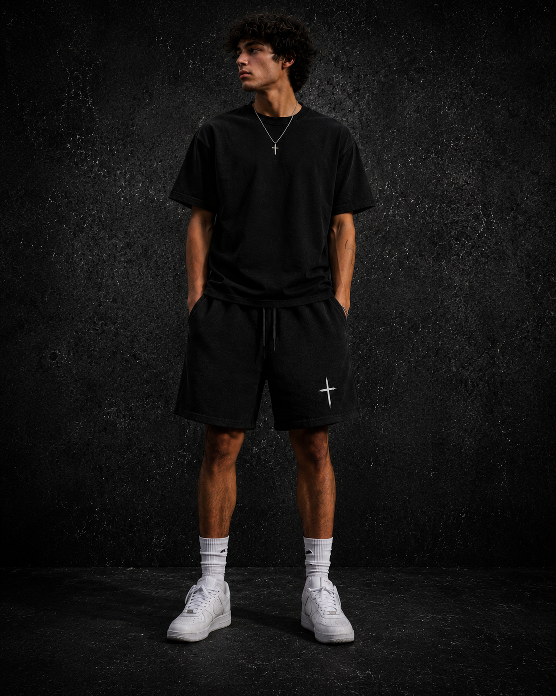 Paid In Full Waffle Knit Shorts