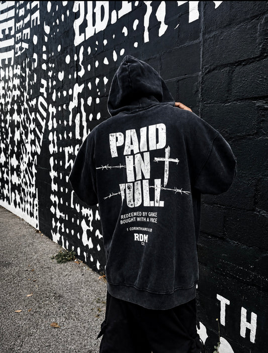 Paid In Full Snow Washed Hoodie