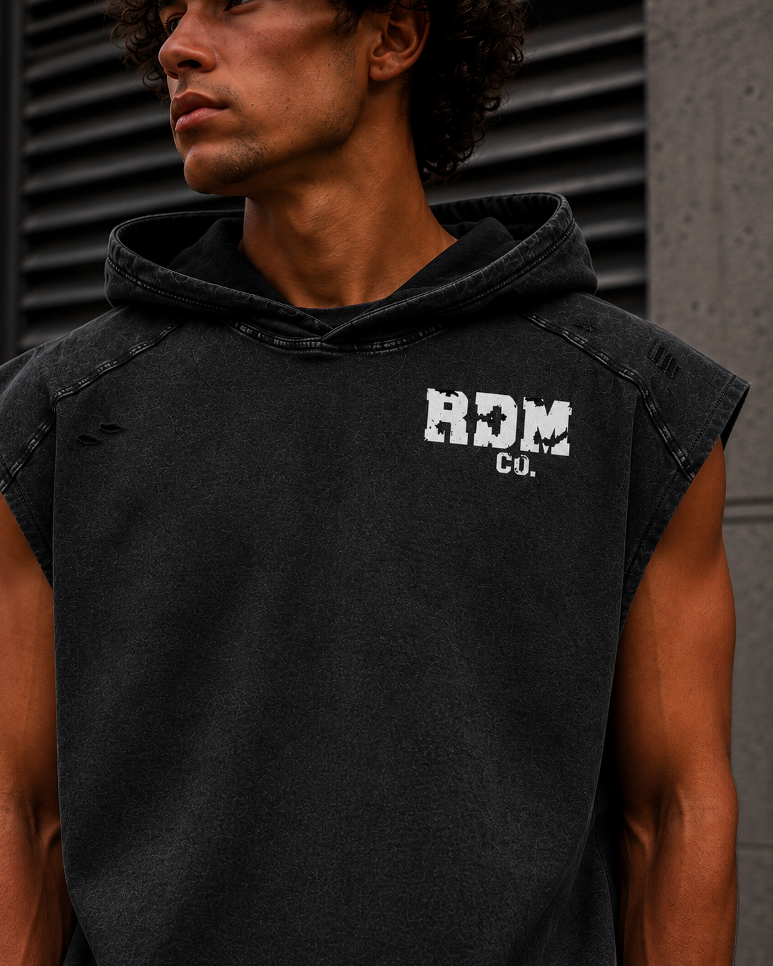Paid In Full Snow Washed Sleeveless Hoodie